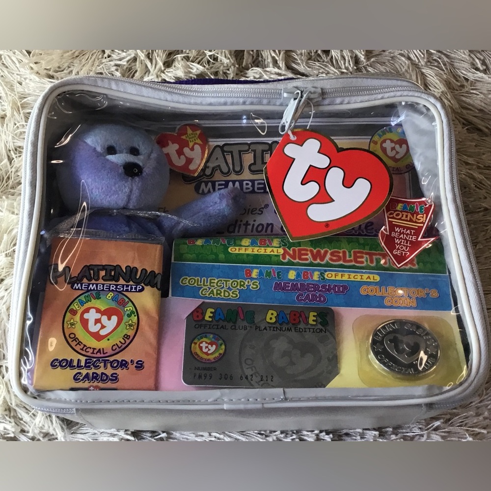 TY PLATINUM OFFICAL CLUB MEMBERSHIP KIT NEW